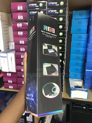 Speed-Type RGB Xl Mouse Pad -Non-Slip Base Stitched Edges for Gaming