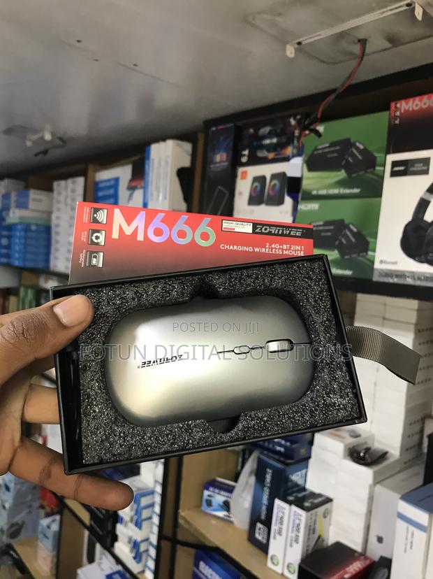 M666 Wireless Gaming Mouse - RGB Charging Dock 16000 Dpi
