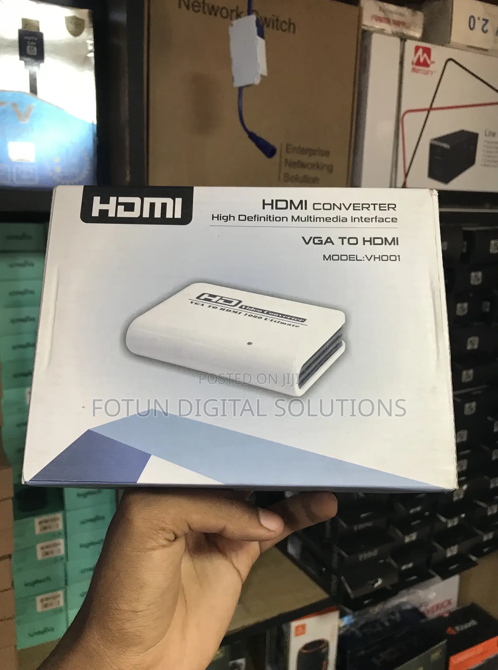 Vga to Hdmi Adapter Dongle - Small Portable Converter for Laptop