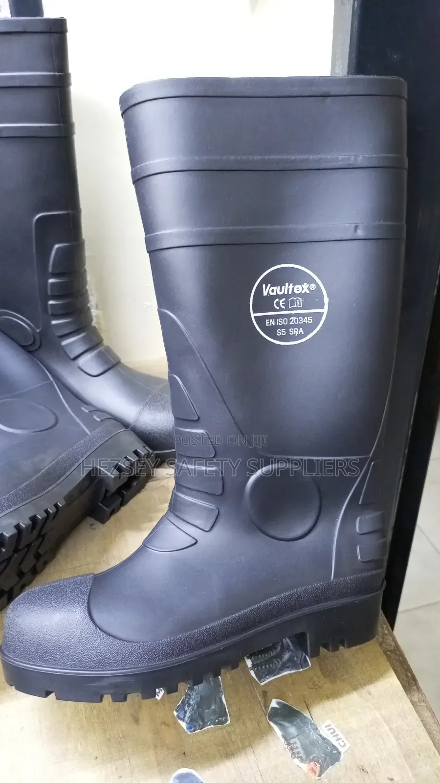 High Quality En Iso Standards Steel Toe Gumboots