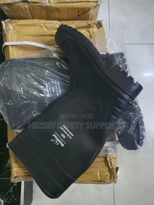 High Quality En Iso Standards Steel Toe Gumboots
