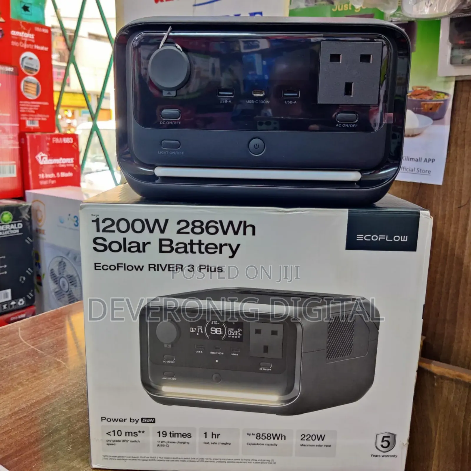 *Ecoflow River 3 Plus Portable Power Station