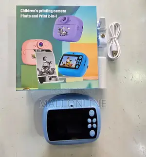Kids Instant Print Digital Camera Dual Lens Hd Video Thermal Printing