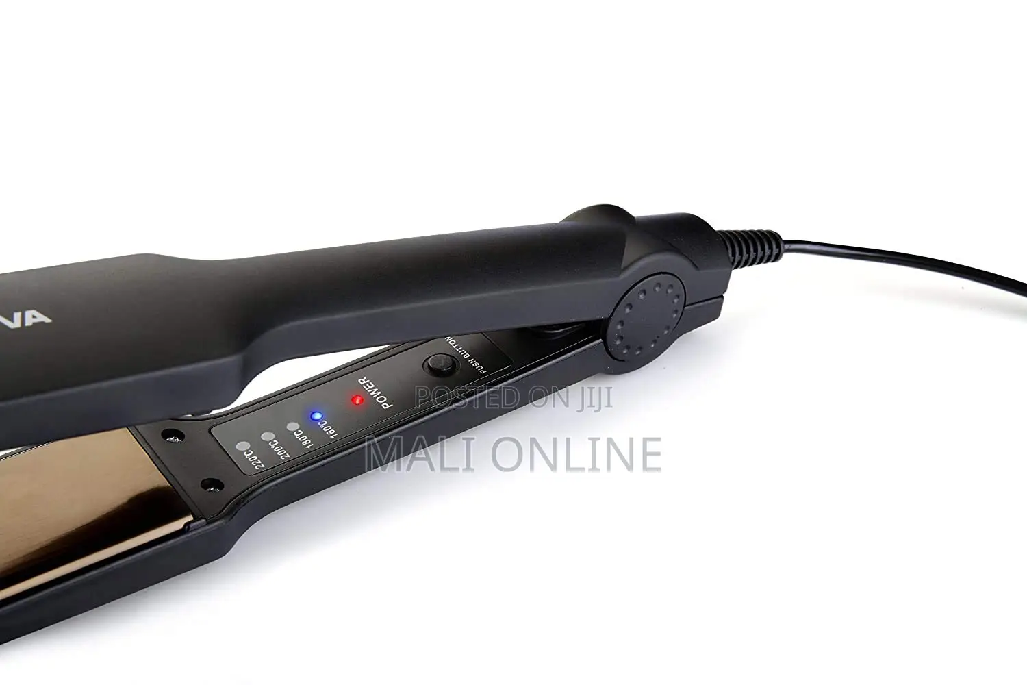 Hair Straightener Ceramic Plates Digital Control Fast Heating