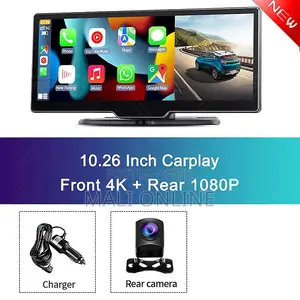10.26 Inch Wireless Display Touchscreen With Hd Dash Cam + Reverse Cam