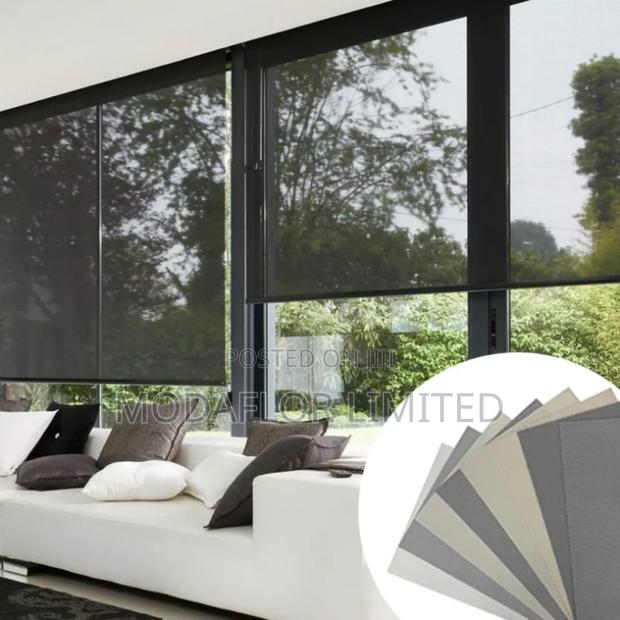 Modern Sunscreen Roller Blinds – Stylish Energy Saving - main view