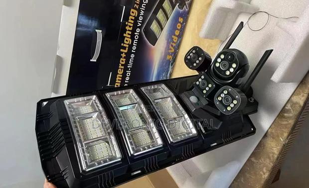 4g 450watts Tripple Lense Solar CCTV Camera