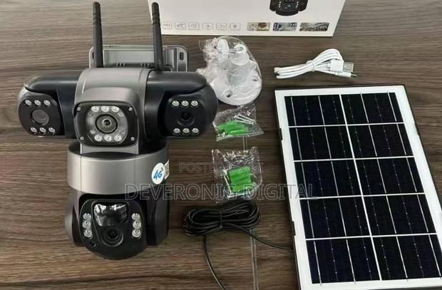 Triple Lens 4g Solar PTZ Camera - main view