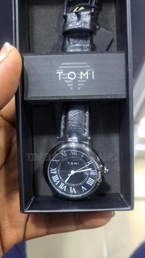 Tomi Ladies Black Ronan Leather Ladies Watch