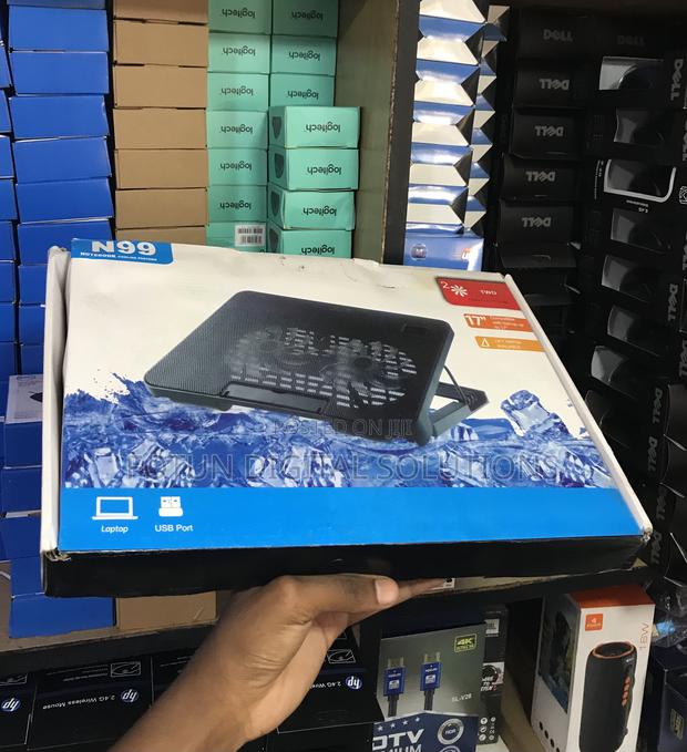 N99 Laptop Cooling Pad for 17" Notebooks-2 Big Fans Adjustable Stand