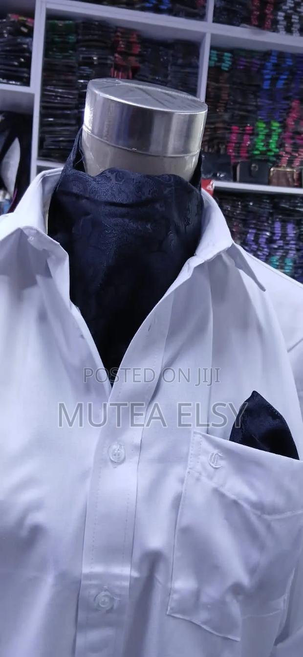 Red Wine and Black Floral Ascot Tie Sets - thumbnail 2