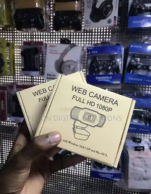 Basic 1080p Webcam - No Microphone, No Software, Plug Play Usb