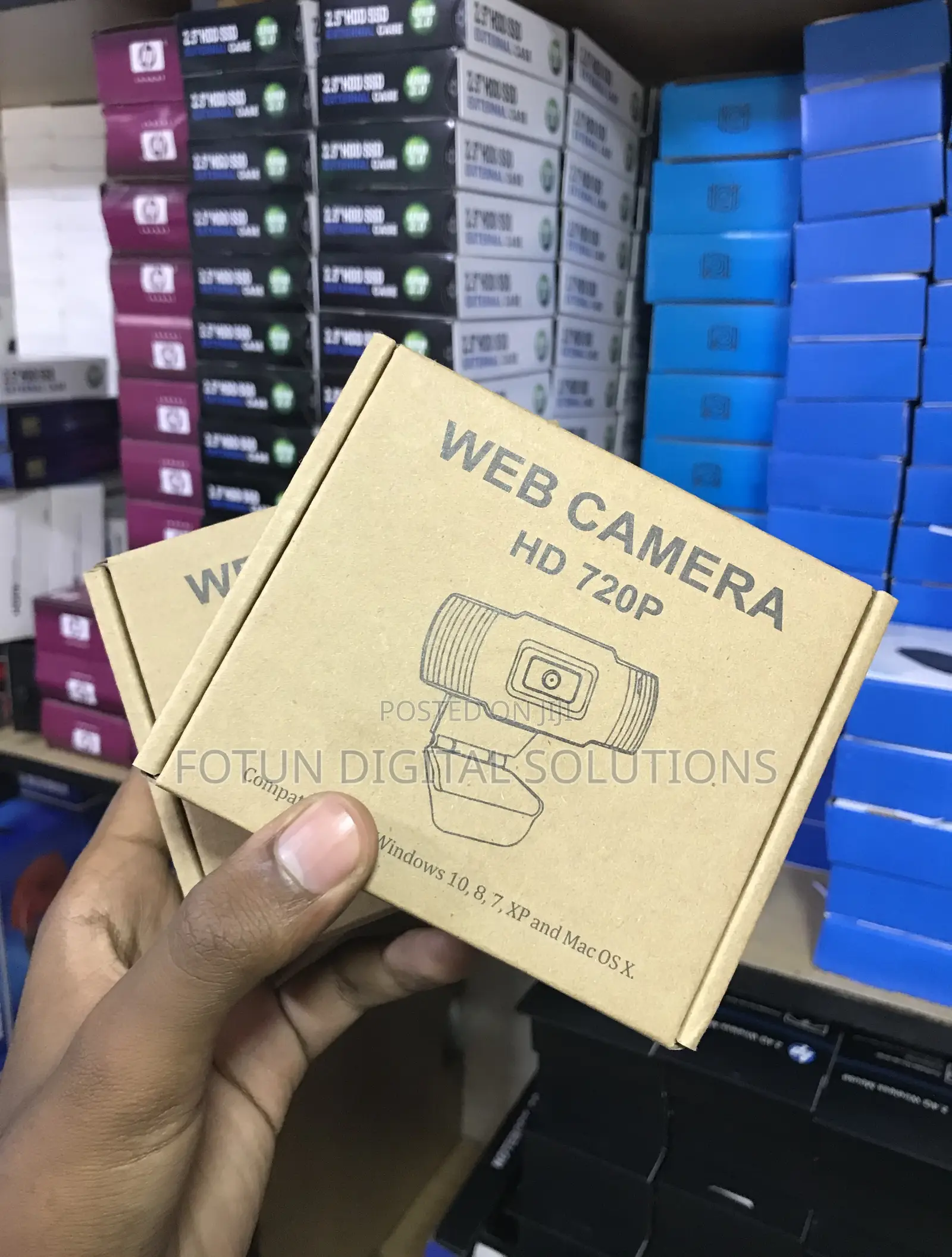 Basic 720p Hd Webcam - Simple Usb Plug Play for Video Calls