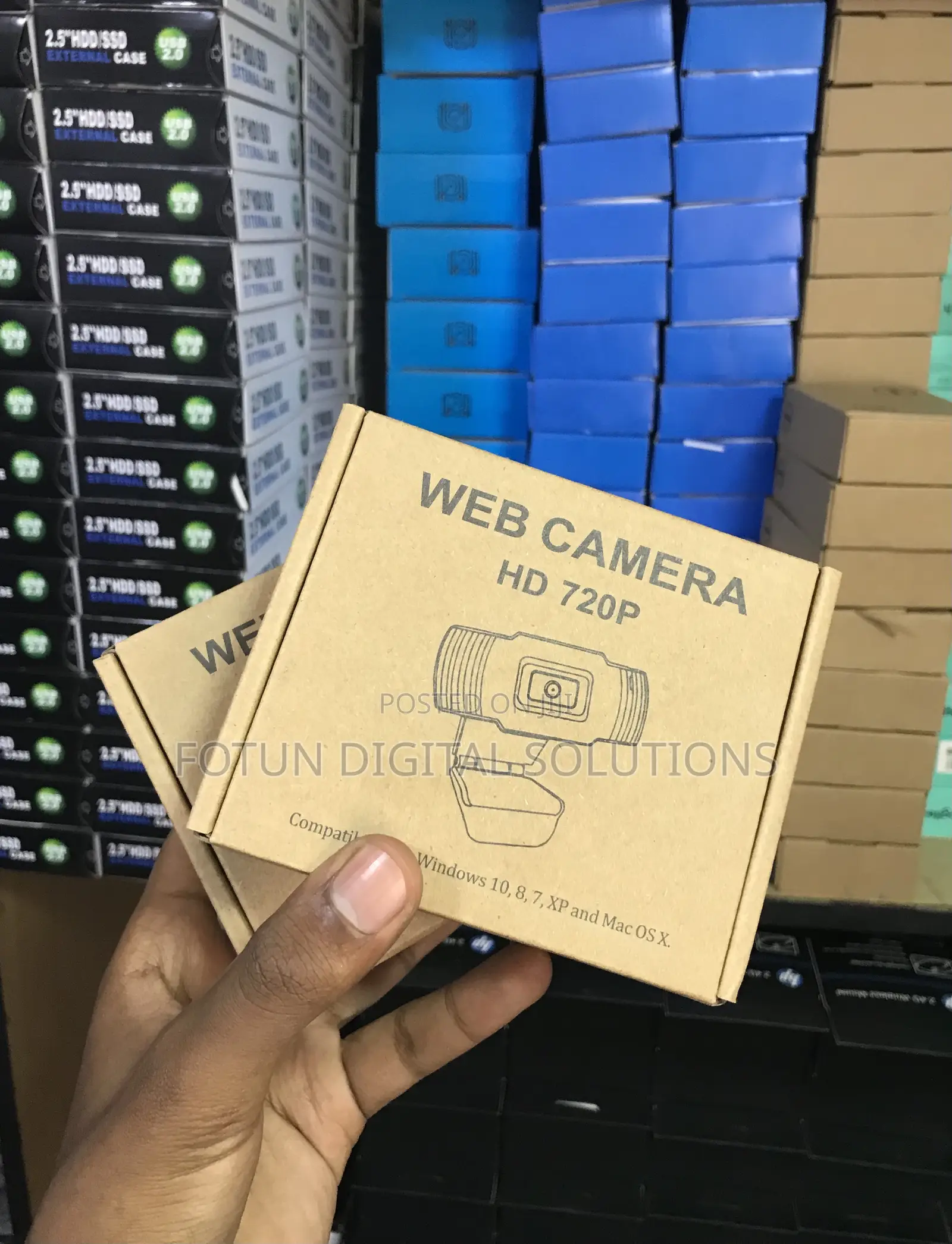 Simple Usb Webcam 720p - No Software, Works With Laptop Desktop