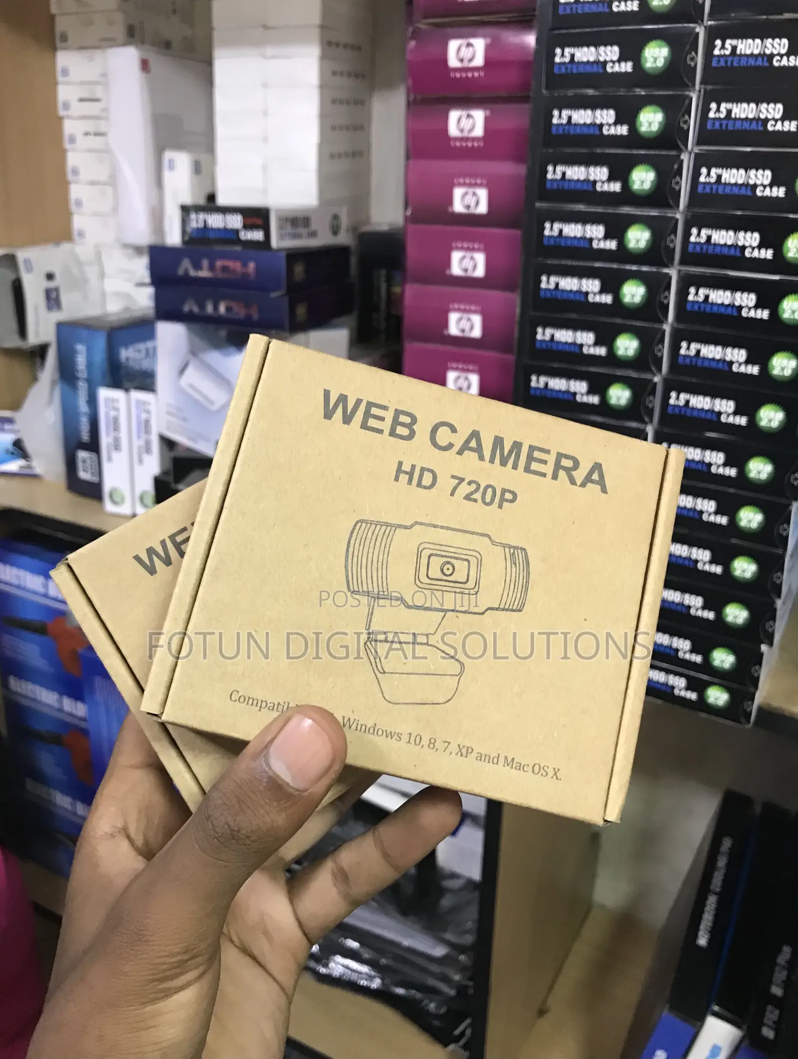 Entry-Level 720p Hd Web Camera - Fixed Focus Universal Compatibility