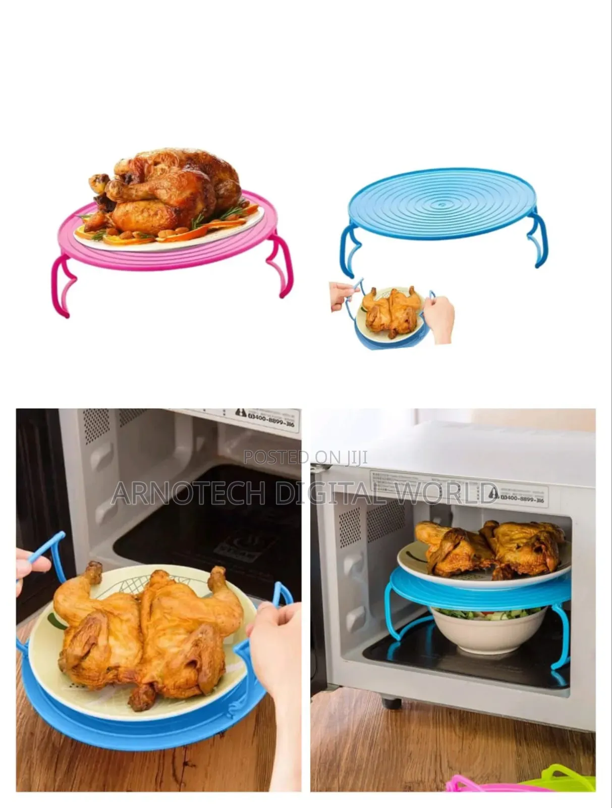 Microwave Tray Placement Rack