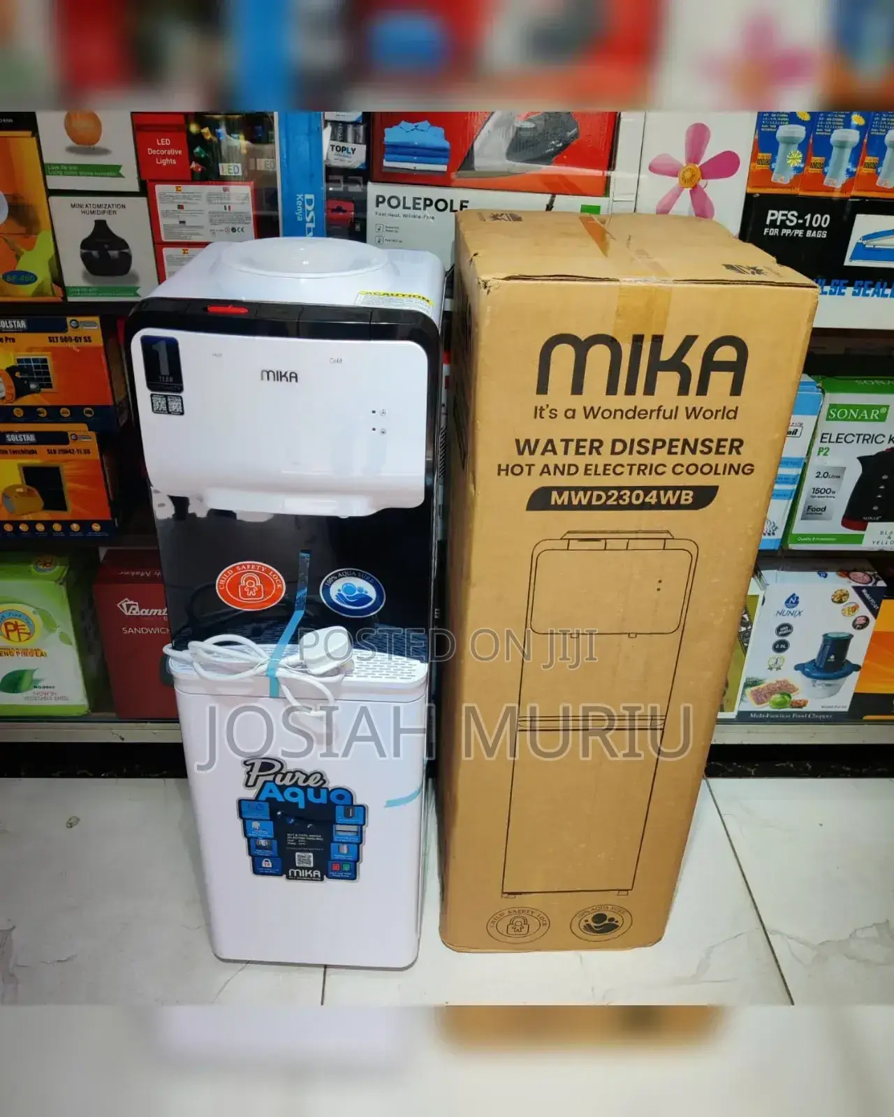 *Mika 2304wb Hot and Cold Water Dispenser *