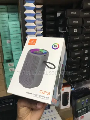 Kisonli Q23 Portable Bluetooth Speaker - RGB Lights Enhanced Bass