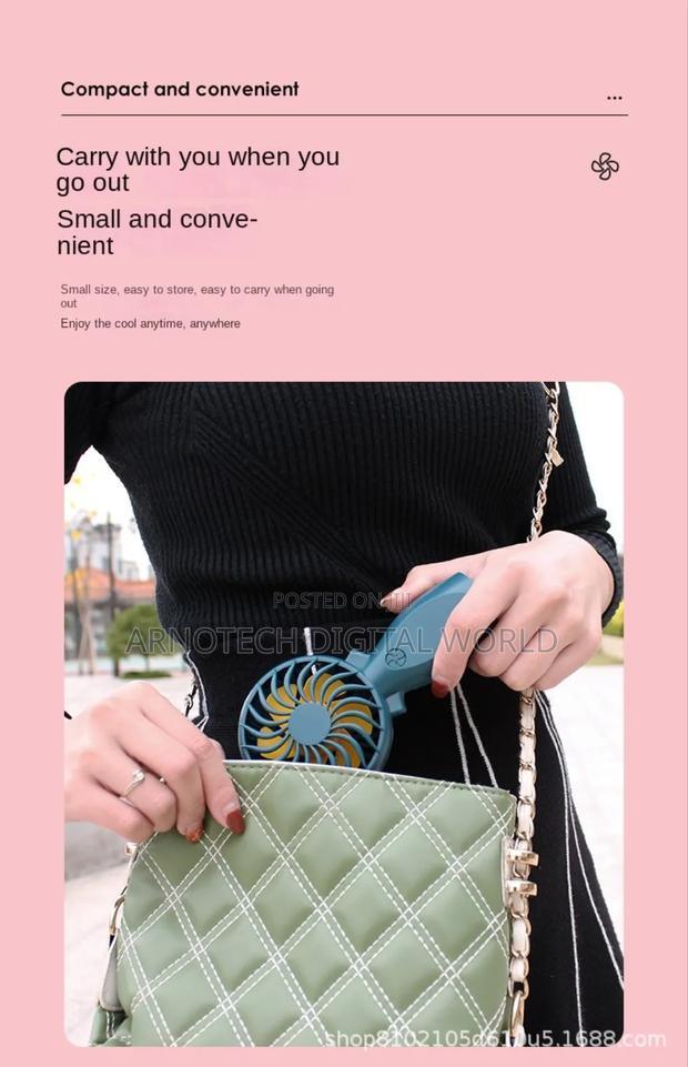 Usb Rechargeable Mini Fan - thumbnail 3