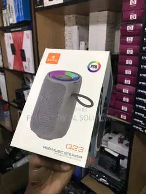 Kisonli Q23 Mini Wireless Speaker - RGB Glow 360° Sound