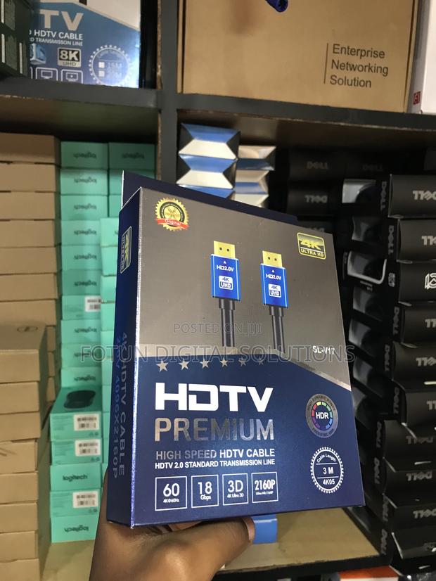 Premium 3m Hdmi Cable - Gold Connectors Double Braided - main view