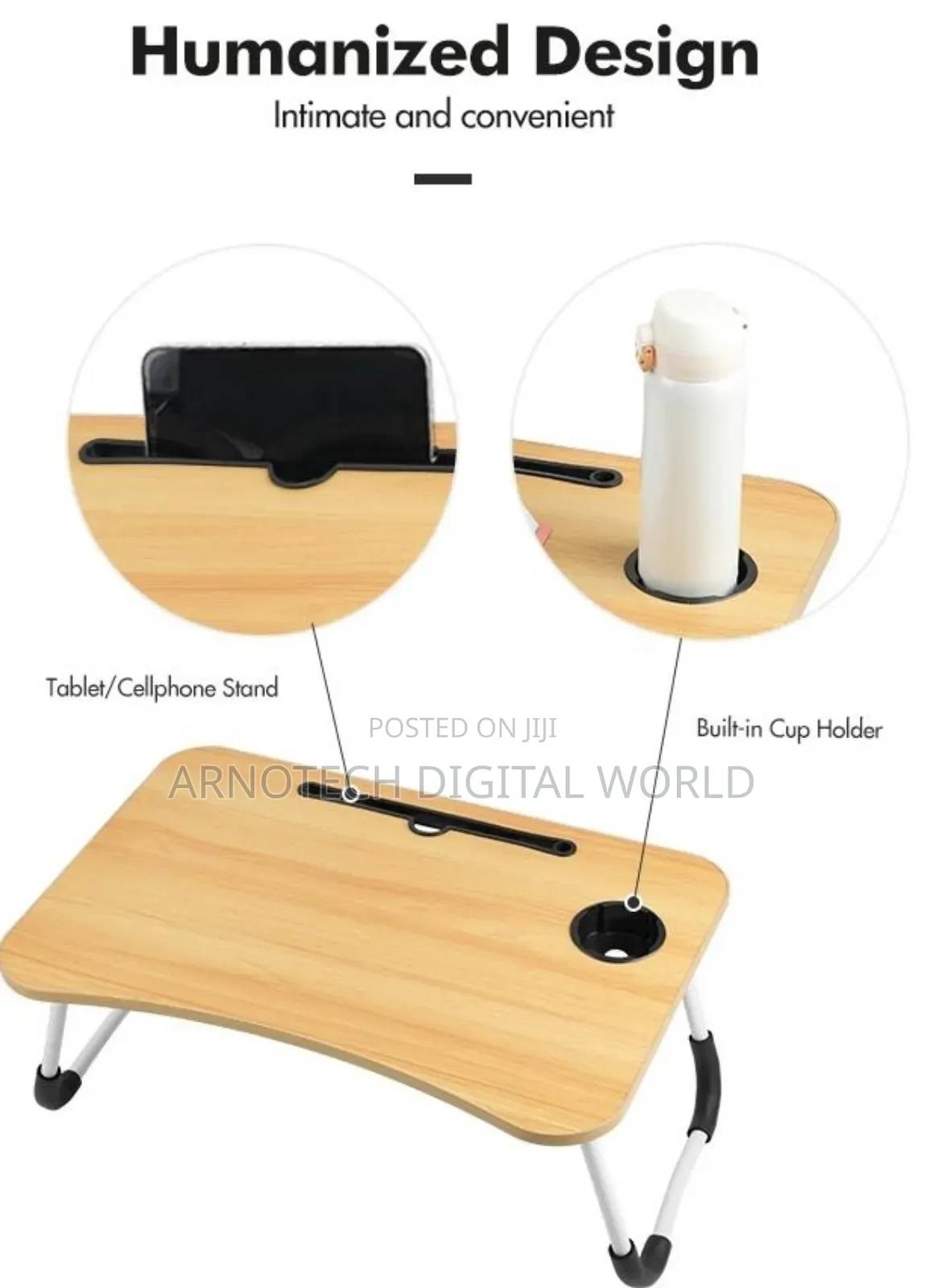 Multifunctional Foldable Breakfast/Study Laptop Table