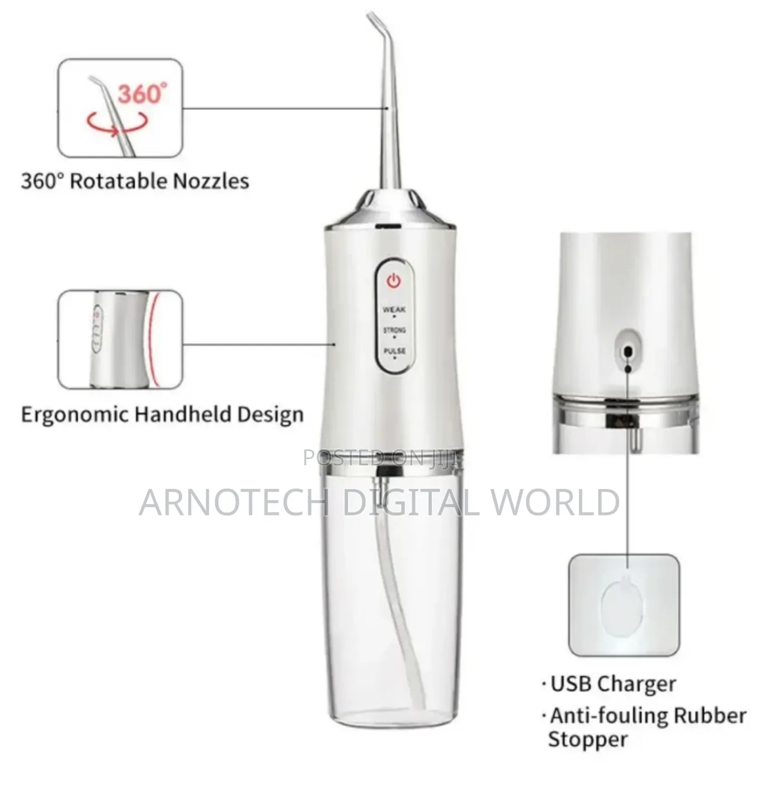 Rechargeable 4-Nozzles Oral Care Irrigator