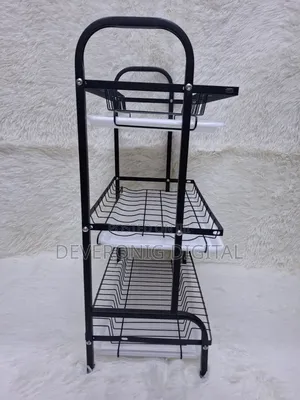 *3 Tier High Quality Carbon Steel Dish Rack