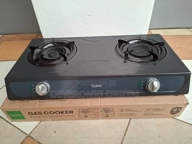 Syinix 2 Burner Table Top Cooker - main view