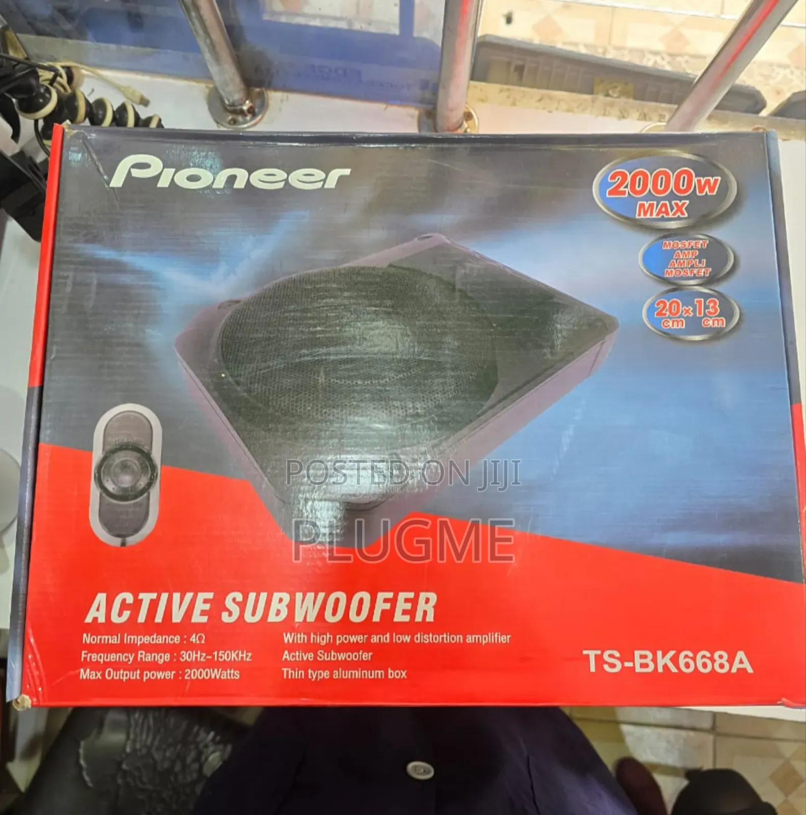 Bw668 2000w Active Underseat Subwoofer