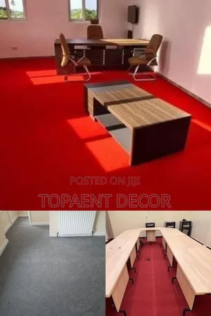 Usa Red And Grey Fluffy,Extreme Warmth Wall To Wall Carpets