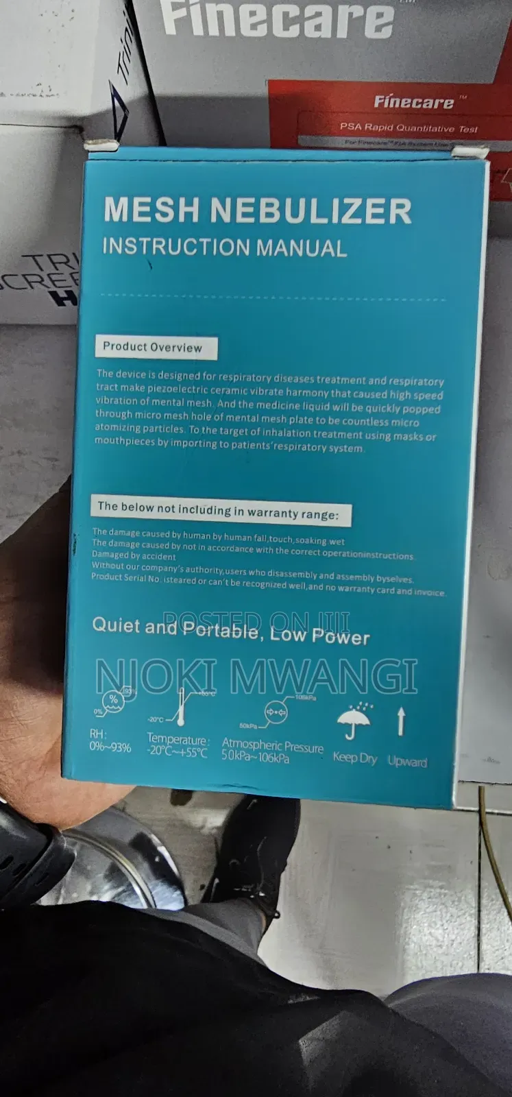 Portable Nebulizer Machine(Mesh)