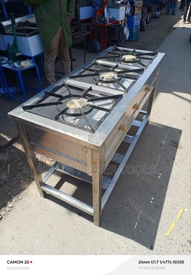 Stainless Steel 3 Burner High Pressure Cooker