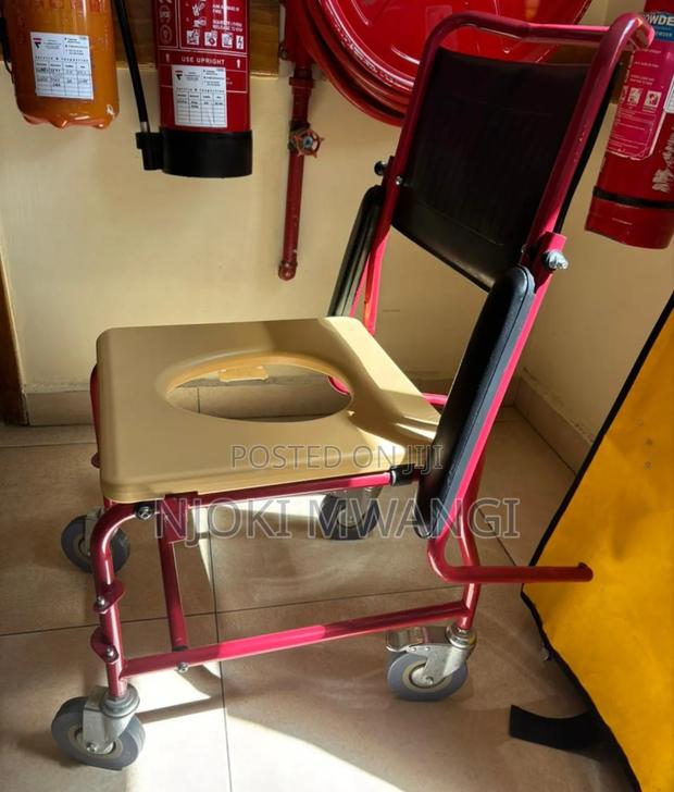 Commode Seat With Backrest - main view