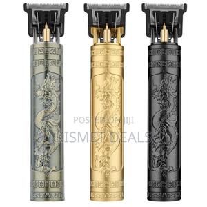 Vintage T9 Dragon Rechargeable Metal Hair Clipper Gold