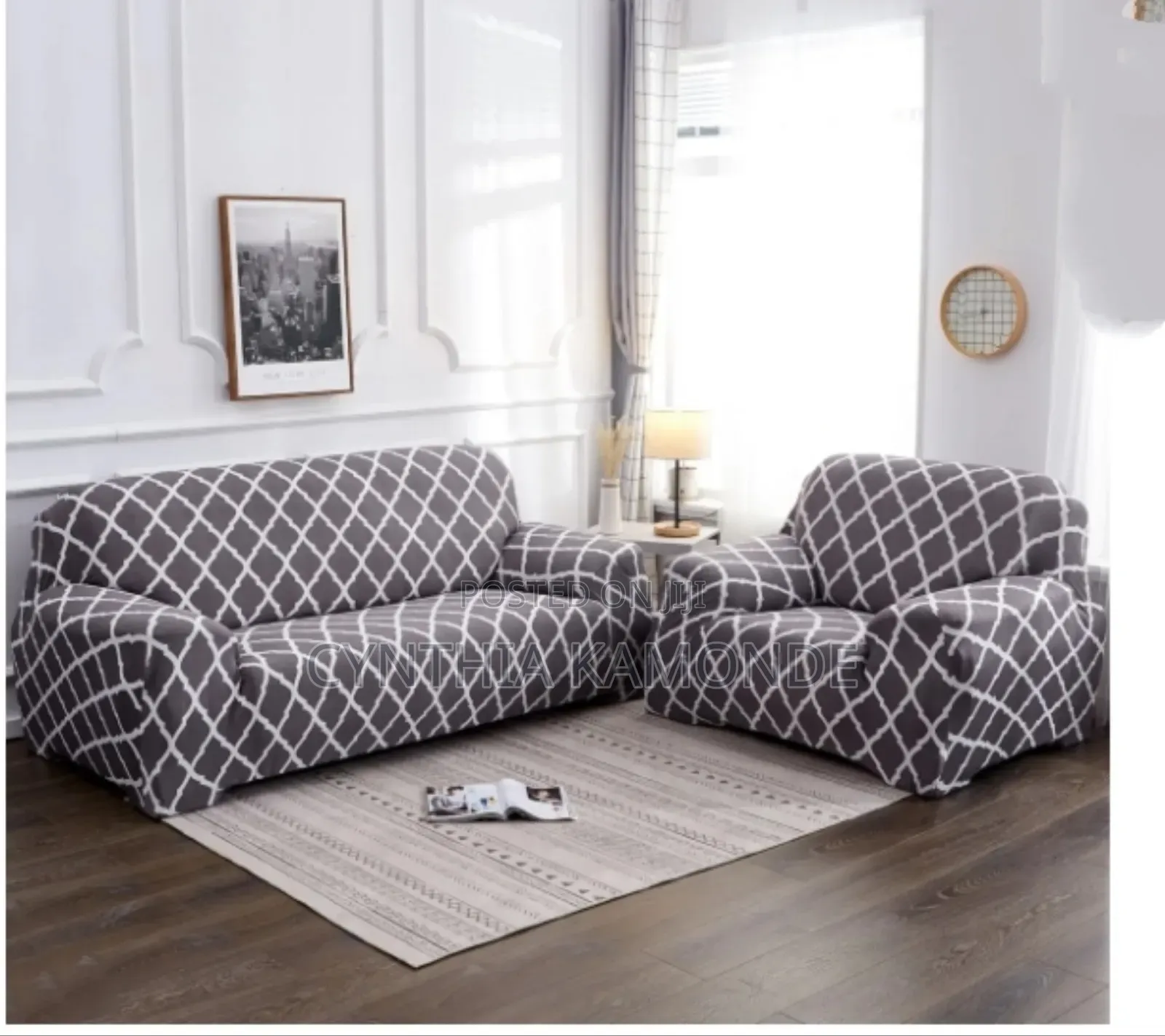 Poly Cotton Stretchable Seat Covers