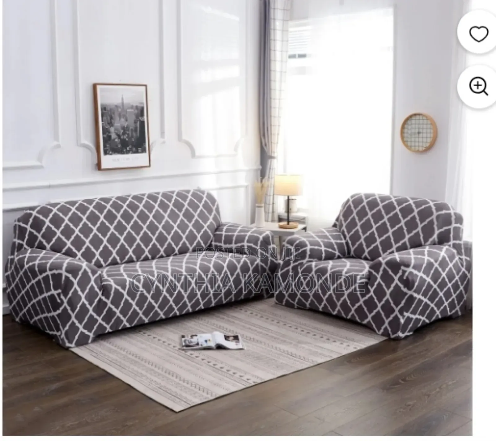 Poly Cotton Stretchable Seat Covers