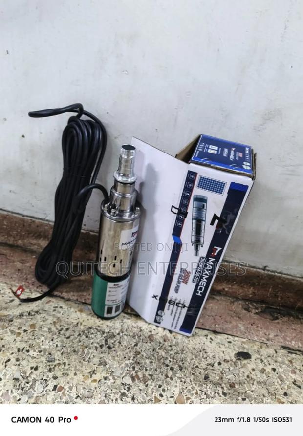 Solar Submersible Pump 250w Maxmech Solar Pump 50m - main view