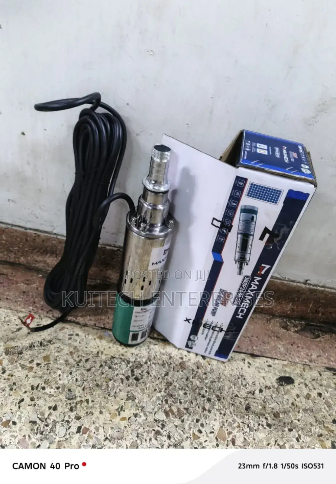 Solar Submersible Pump 250w Maxmech Solar Pump 50m