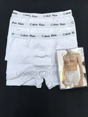 Calvin Klein White Boxers