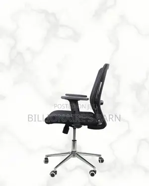 Barn Origin Mid-back Chair Chrome Base | Space-saving Fit