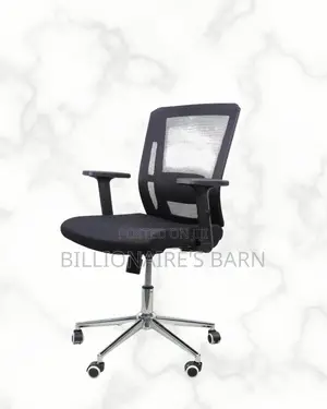 Barn Origin Mid-back Chair Chrome Base | Space-saving Fit