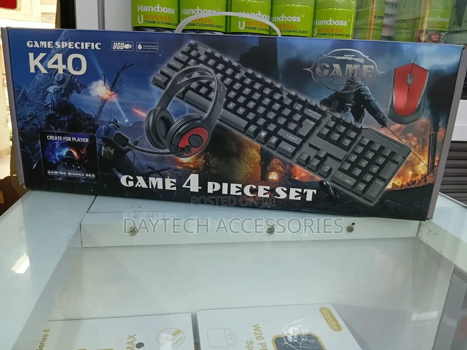 4 in 1 Gaming Combo(Mouse, Keyboard, Headset, Mousepad)
