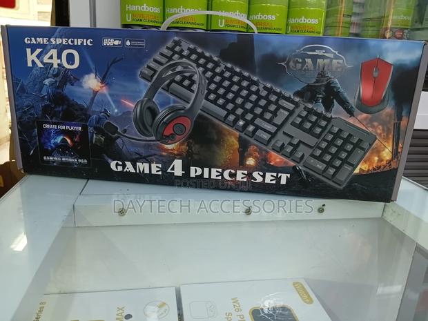 4 in 1 Gaming Combo(Mouse, Keyboard, Headset, Mousepad)