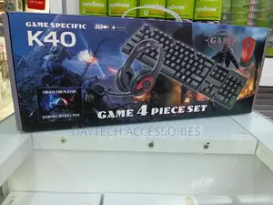 Gaming 4 in 1 Combo With Keyboard,Headphone,Mouse and Mouse Pad -Black