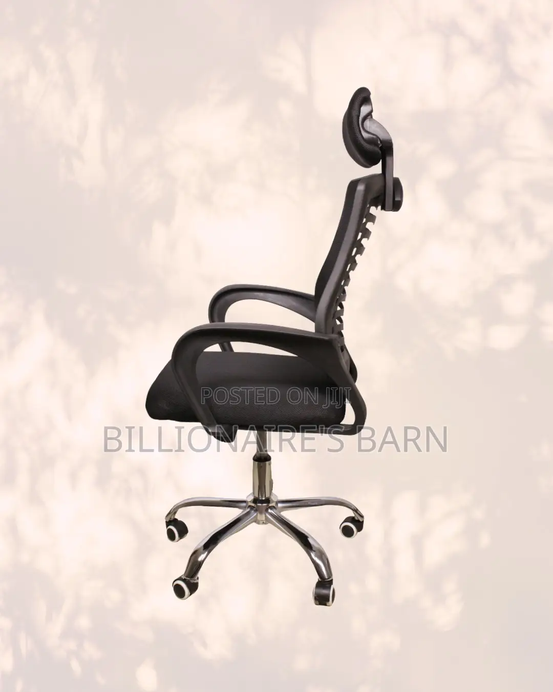 Office Chair With Adjustable Headrest • Neck Support Headrest