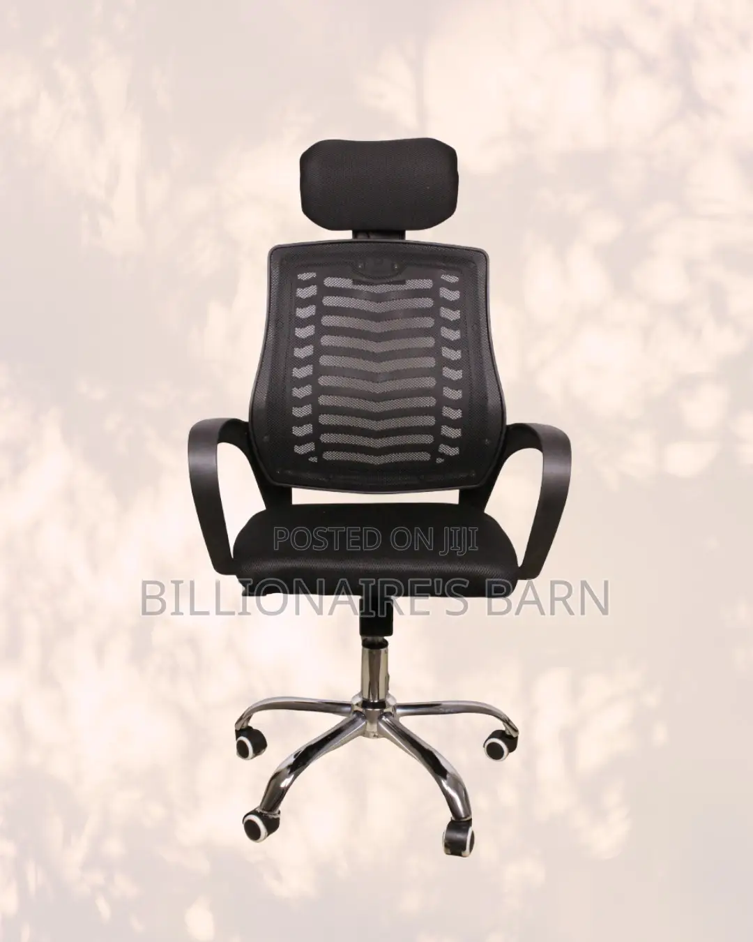 Office Chair With Adjustable Headrest • Neck Support Headrest