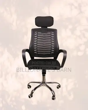 Office Chair With Adjustable Headrest • Neck Support Headrest
