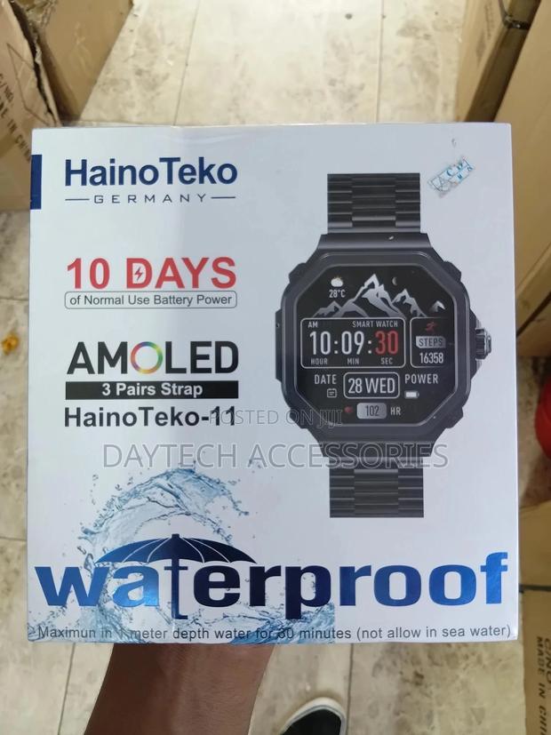 Hainoteko Vibewatch 11 – Amoled Smartwatch With 3 Straps - thumbnail 2