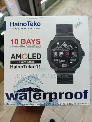 Hainoteko-11 German-Engineered Smartwatch – Amoled Display